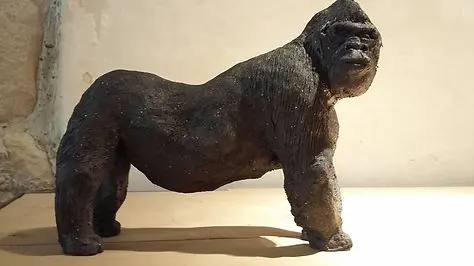 Sculpture animalière en grès — référence BE-005