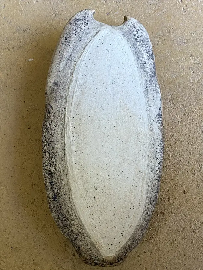 Sculpture en grès de la série Graines & Pollens — référence GP-035