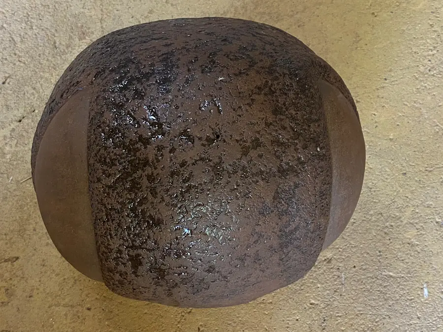 Sculpture en grès de la série Graines & Pollens — référence GP-038